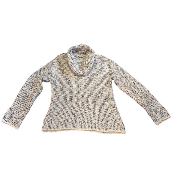 Tribal Jeans Womens Lg Cowl Neck Sweater - Textured Knit Long Sleeve Pullover - Picture 2 of 7
